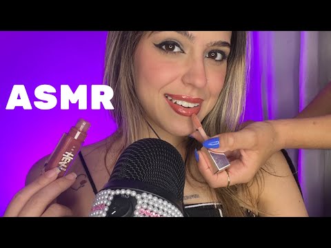 ASMR APLICADO MINHA PRIMA ME MAQUIANDO