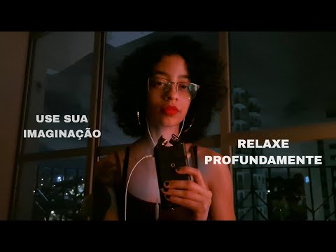 🌃 ASMR | IMAGINE CENÁRIOS ATÉ DORMIR! - com sons reais de chuva
