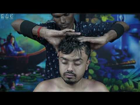 Pure Indian ASMR Head Massage | Shoulder Massage | ASMR Head Scratching And Tapping For Good Sleep