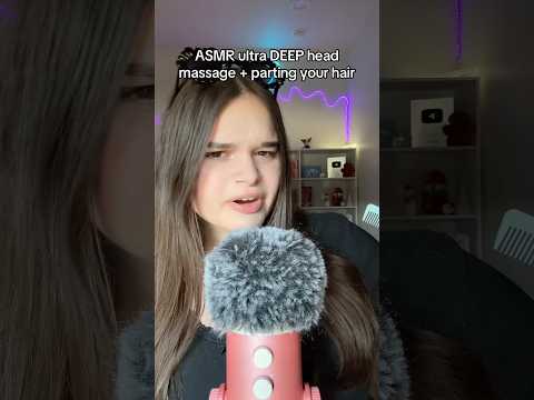 ASMR Ultra DEEP Head Massage! 💆🏻‍♀️ + Hair Parting! #tingles #asmrtriggers #asmrwhispering