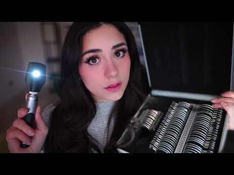 ASMR Detailed Eye Exam For New Glasses 👓 | Vision Test, Lens Testing & Glasses Fitting