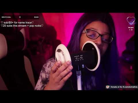 live asmr personal attention  ♡ donate for name trace