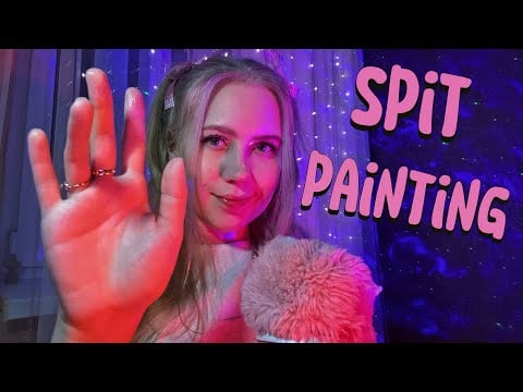 ASMR spit painting 40 minutes #asmr #asmrminuha