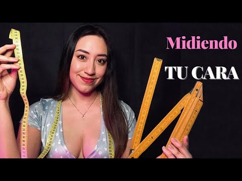 ASMR ESPAÑOL Roleplay |  ASMR midiendo tu cara - ASMR tocando tu cara + Personal Attention