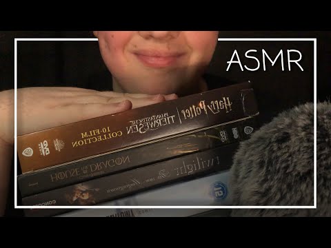 ASMR DVD Boxes Tapping & Scratching 📀📦 with Talking! (Deutsch/German)