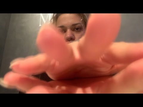 ASMR FAST AGGRESSIVE spit paiting + hand sounds + inaudível
