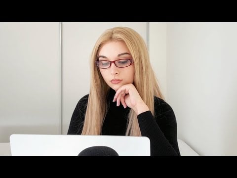 ASMR 👩‍💻 Office Siren Types an Email with You