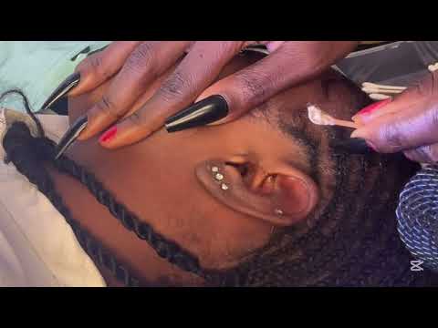ASMR EAR CLEANING AND PICKING A QUICK SLEEP TRIGGERS FOR THOSE WHO HAVE INSOMNIA