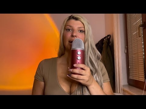 ASMR Cupped Inaudible Whisper( Mouth Sounds) w/ Gum Chewing 💖