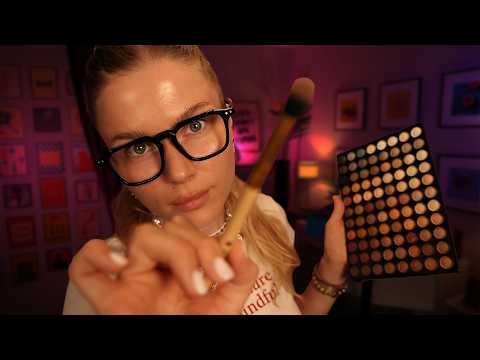 ASMR Doing Your Makeup for an Upcoming Event.  Personal Attention