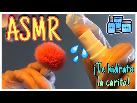 ASMR Limpieza FACIAL 🧖🏻‍♀️ || ROLEPLAY (soy tu asistente)