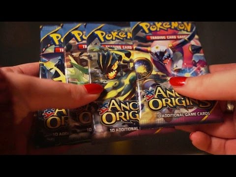 Binaural ASMR/Whisper. Pokémon Card Packs Opening + Giveaway (Ear-to-Ear Whispering, Crinkles)