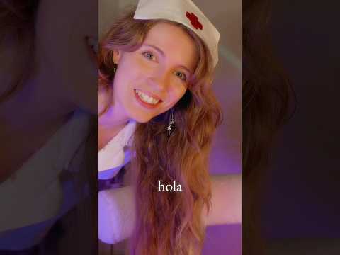 Hola! Soy tu Enfermera ❤️ ¿qué te duele? #ASMR #shorts