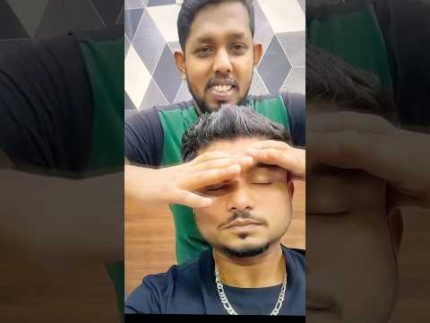 Johnny's Bangladeshi Head Massage makes Me Feel So Relax 😱#trending #asmr #massage #viral #shorts