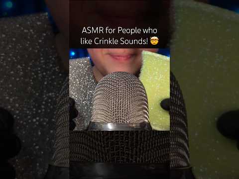 ASMR for People who like Crinkle Sounds! 🧡 #asmr