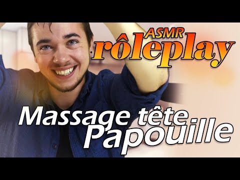 ASMR / ROLEPLAY : Massage de tête, Papouille intense 🎈🧶