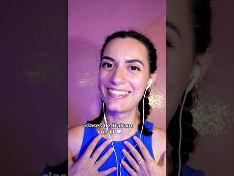 TE ENSEÑO EL ITALIANO 💙 clase de Italiano con EL #asmr