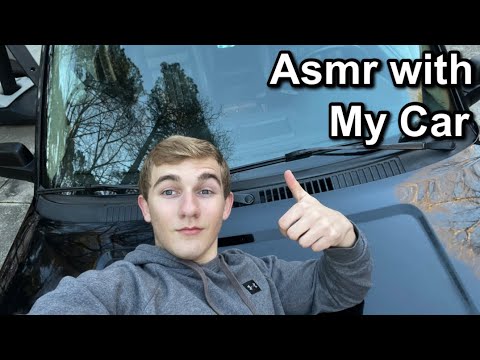 Asmr with my car exterior and interior triggers