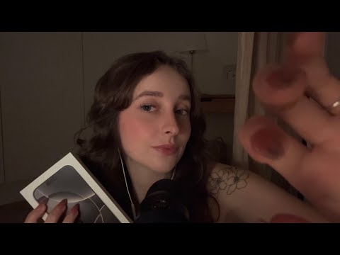 ASMR mouth sounds and tapping (with and without relaxing music)