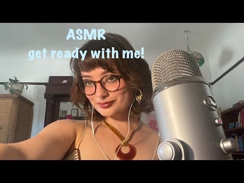 ASMR get ready with me❤️⭐️