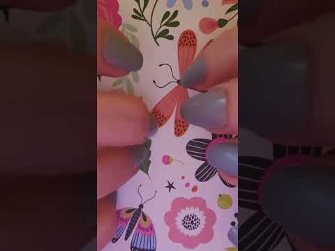 ASMR Lo-fi #asmr #visualtingle #nails Fast Book Tapping | No Talking