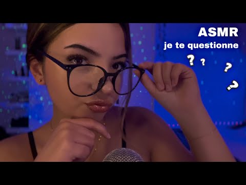 #ASMR - INTERROGATOIRE VERS LE SOMMEIL 😴📝