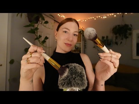 4 HR 🌧️ ASMR Can I Do Your Hair and Makeup? 💋 | Rain, Face Brushing, Visual Triggers