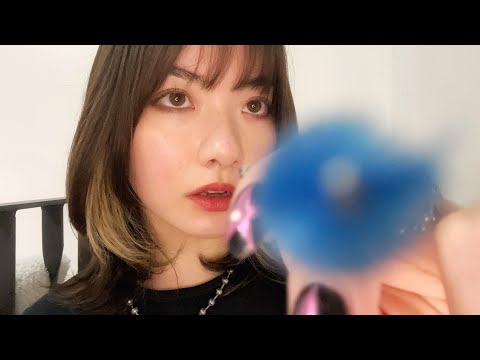 ASMR short n sweet lofi video ♡ brushing your face