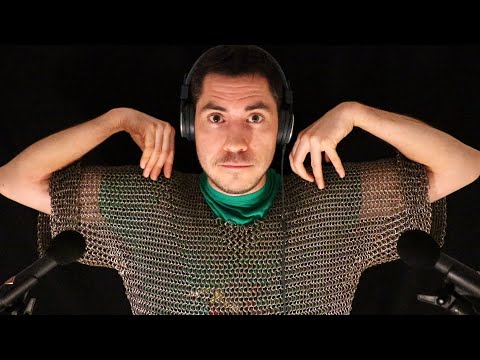 ASMR je vous relaxe avec une cotte de mailles médiévale