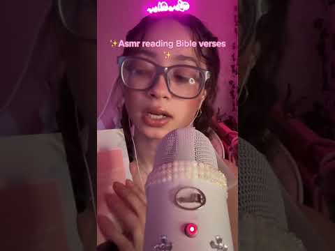 ASMR - READING BIBLE VERESE  📖 ✝️✨