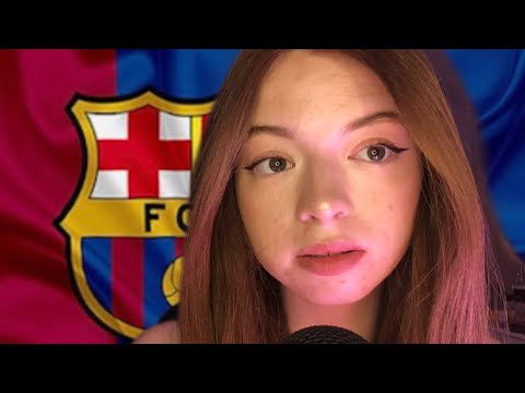 ~ ASMR FR ~ Je chuchote les JOUEURS du BARÇA ❤️💙(whispering barça players) #asmrfootball