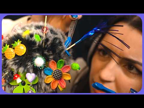 2 Minute ASMR | Pulling Pins and Earrings out of your Ears