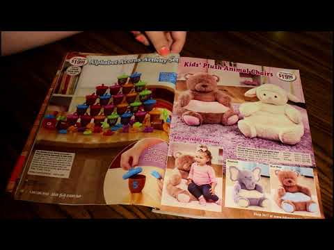 ASMR Shopping Catalog Flip-Through