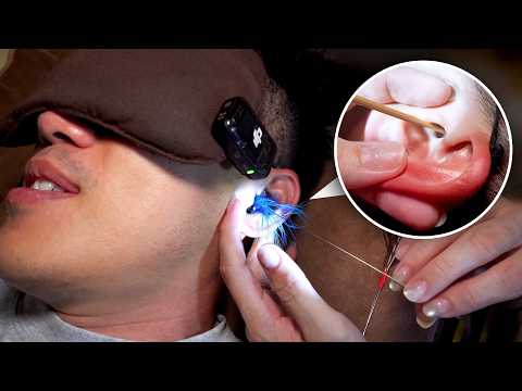 ASMR: Satisfying Ear Cleaning, Eye Relaxation & Ultimate Head Spa (Real Sounds)