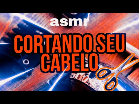 ASMR CORTANDO seu CABELO EM 8D !!