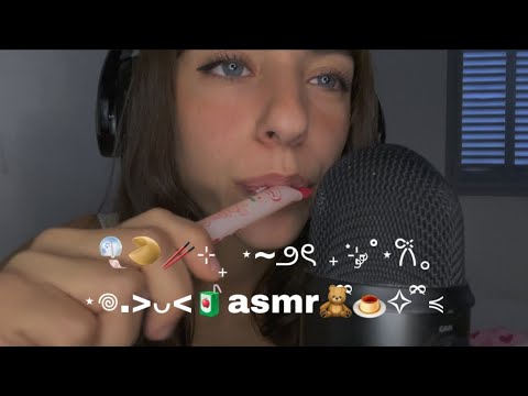 asmr comiendo dulces asiáticos ૮ ˶ᵔ ᵕ ᵔ˶ 𐙚 ა