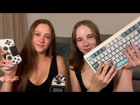 My Friend tries ASMR for the FIRST Time (She's sooo Good)