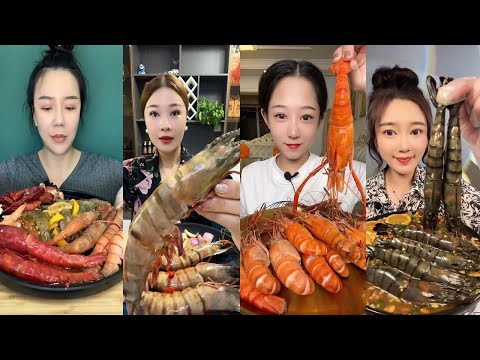 🍤 Shrimp Mukbang Eating Show 🌊 | 새우 먹방 ASMR 🦐 | 虾食秀 | エビ食べるショー 🦐 #Mukbang #ASMR #ShrimpLover