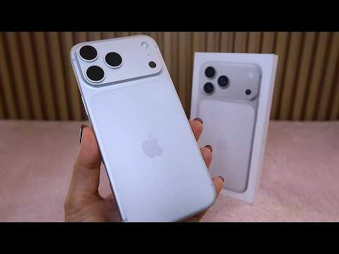 ASMR unboxing iphone 17 pro max ✨