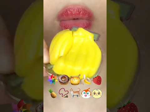 asmr EMOJI FOOD eating sounds(sped up)#asmr#asmrsounds #asmrsounds #audio