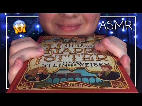 ASMR Potterhead reads Harry Potter for the first time! 😱📚⚡️ (German/Deutsch) #1