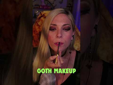 Goth Makeup #asmr #relaxing #twitch #asmrsounds #tingles #youtubeshorts #relaxation #shorts