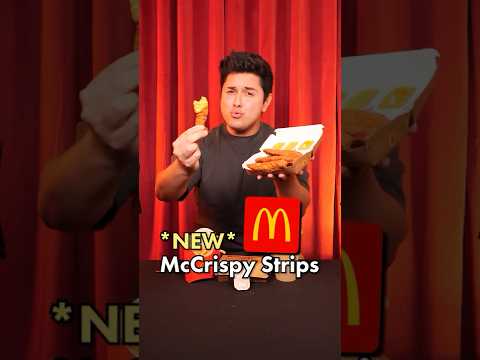 The McDonalds McCrispy Strips SHOCKED me 👌🏻 | #ASMR