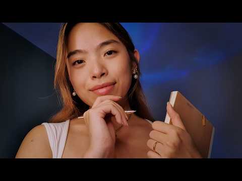 ASMR Observing You & Taking Notes (Non-Judgemental) 📝 Soft Speaking & Close Up Whispering