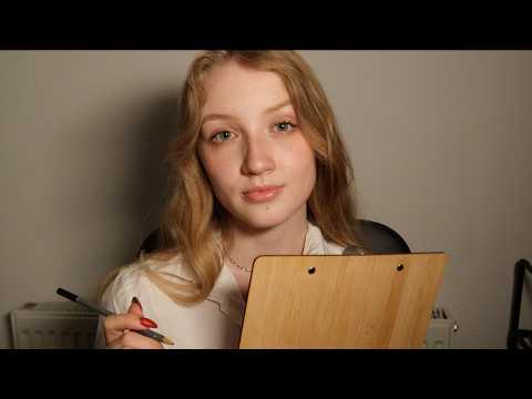 [ASMR] Criminal sketch artist asks you questions and sketches ~ soft spoken, drawing sounds