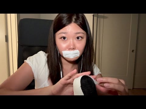 ASMR | sticky tape ❤️‍🩹 sounds