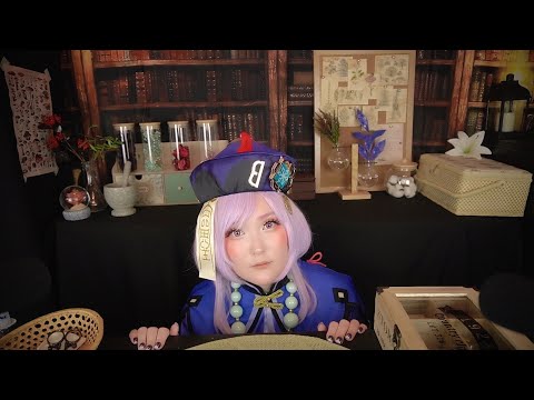 АСМР в аптечной лавке 🍃 ASMR Qiqi ✨ Genshin Impact (SUB)