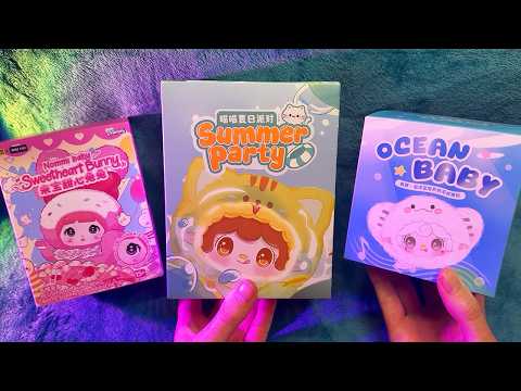 ASMR Opening Mystery Blind Boxes (Whispered)