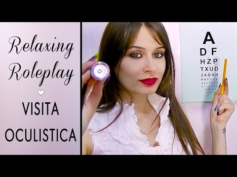 ASMR Eye Examination Role Play 👀 SUPER RELAX (ITA)