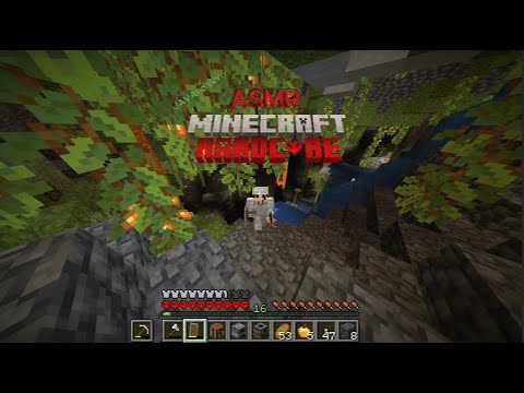 ASMR Minecraft hardcore play though